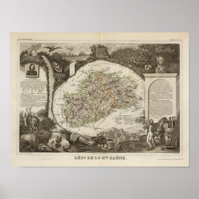 Dept. De La Hte Saone Poster (Front)