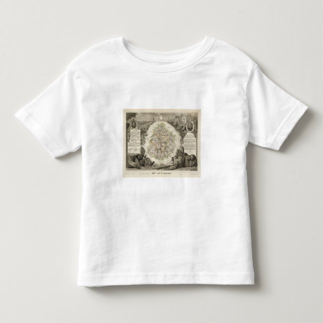 Dept. De La Sarthe Toddler T-shirt (Front)