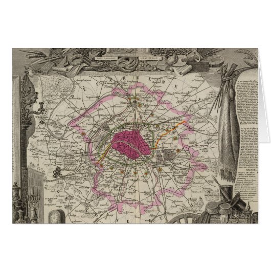 Dept. De La Seine Cards (Front Horizontal)