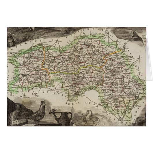 Dept. De L'Orne Cards (Front Horizontal)