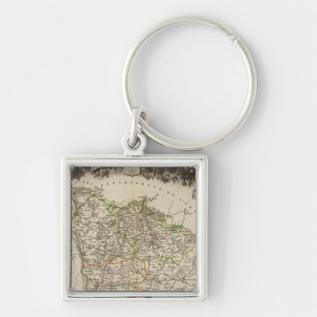 Dept. of Ni?vre Keychain (Front)