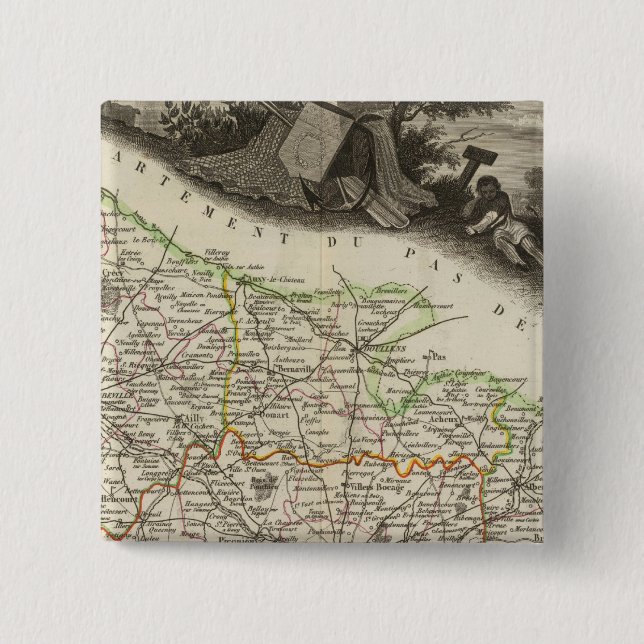 Dept Of The Somme Pinback Button (Front)