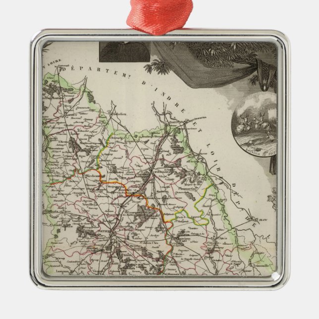 Dept Of Vienna Metal Ornament (Front)