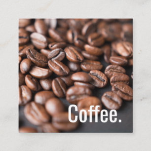 Depth Coffee Beans Simple Oswald Punch-Card Loyalty Card