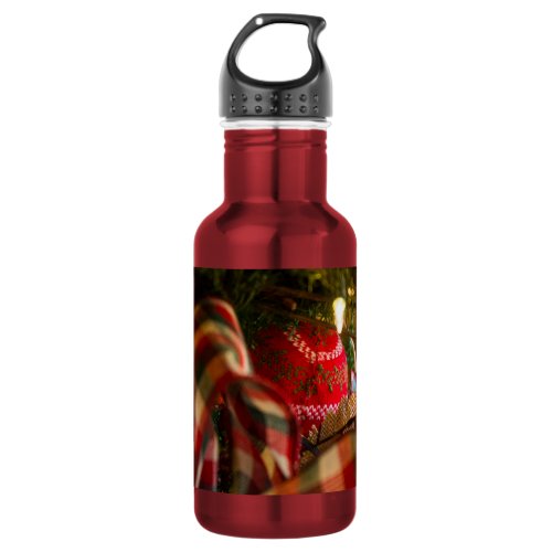 Depth Of A Christmas Tree Stainless Steel Water Bo Bottle