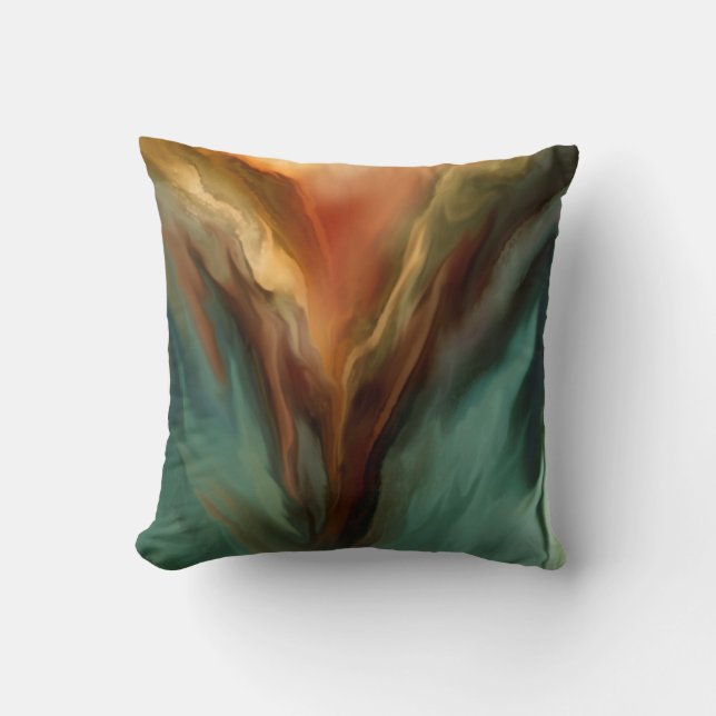 Depths Art Designer Pillow (Front)