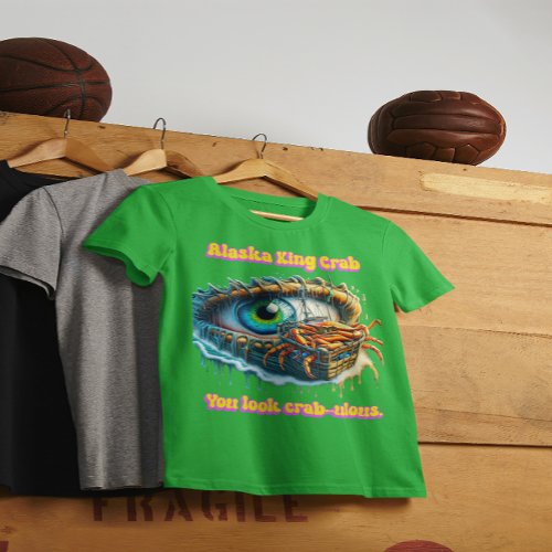 Depths of Deception A Crabs Lair Within an Eye T_Shirt