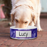 Depths Of Purple Galaxy Acrylic Fluid Pour Pet<br><div class="desc">Immerse your pet in a celestial dining experience with our 3D Purple Galaxy Pet Bowl. Crafted with an acrylic dirty pour technique,  it showcases a mesmerizing galaxy-like design. Personalize it with your pet's name for a truly cosmic touch to their mealtime.</div>