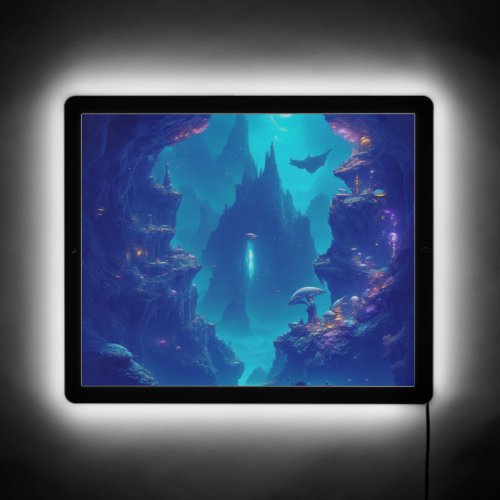 Depths of Wonder Unveiling the Underwater Kingdom LED Sign