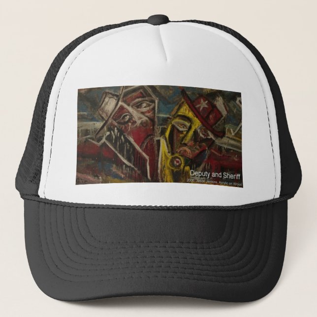 deputy and sherrif trucker hat (Front)