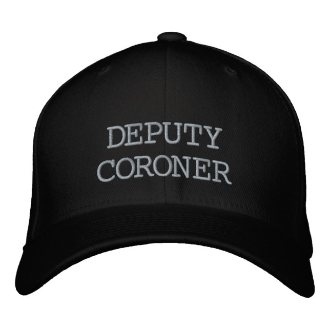 Deputy Coroner Black Hat (Front)