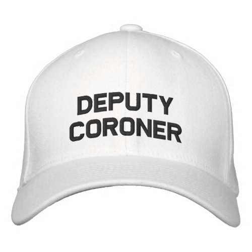 Deputy Coroner Embroidered Baseball Cap