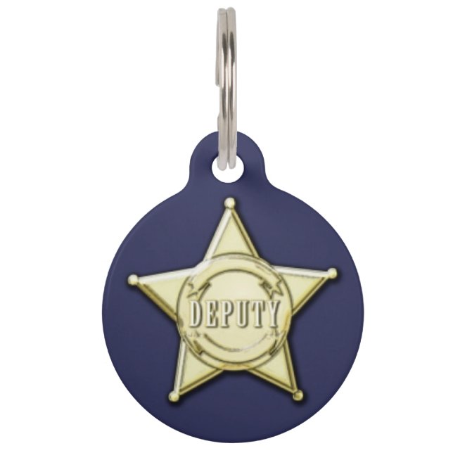 Deputy Pet ID Tag (Front)