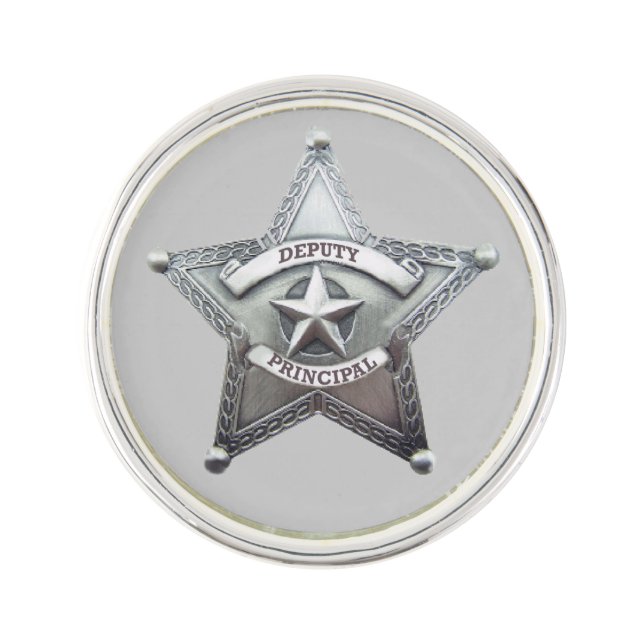 Deputy Principal Badge Lapel Pin (Front)