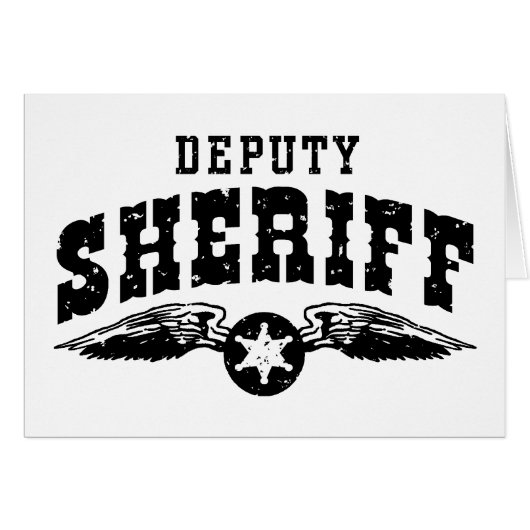 Deputy Sheriff Cards (Front Horizontal)