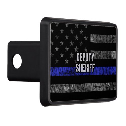 Deputy Sheriff Distressed Flag Hitch Cover