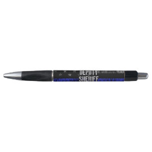 Deputy Sheriff Distressed Flag Pen