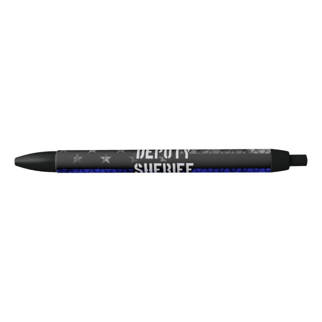 Deputy Sheriff Distressed Flag Pen (Front)