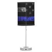Deputy Sheriff Distressed Flag Table Lamp (Back)