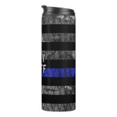 Deputy Sheriff Distressed Flag Thermal Tumbler (Rotated Right)