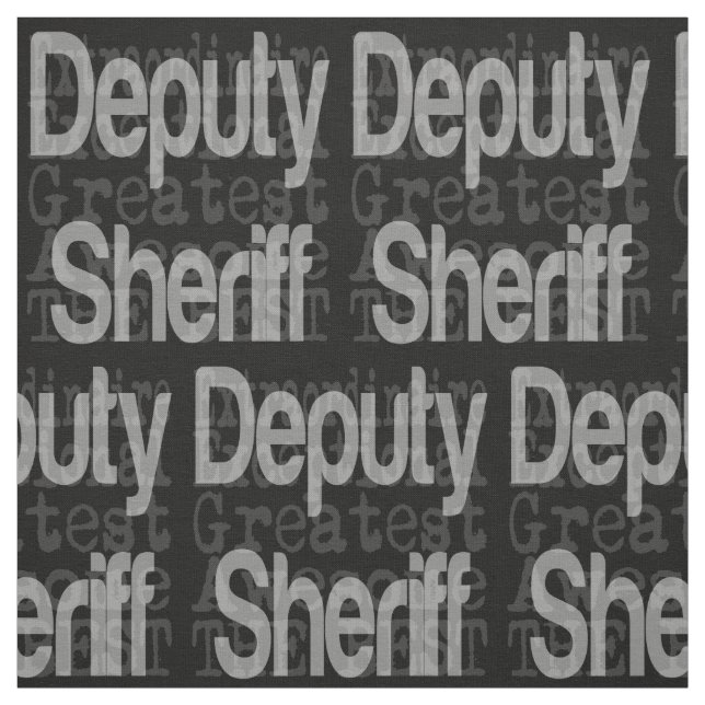 Deputy Sheriff Extraordinaire Fabric (Swatch)