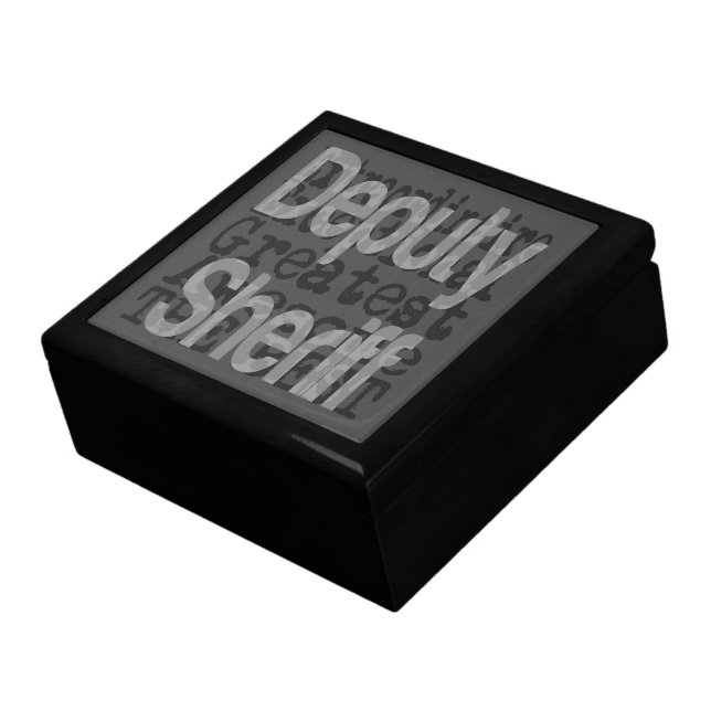 Deputy Sheriff Extraordinaire Gift Box (Side)