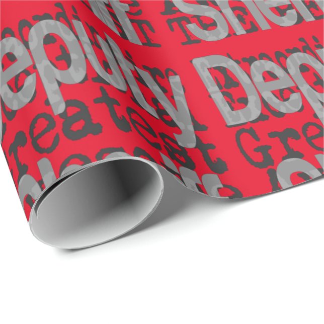 Deputy Sheriff Extraordinaire Wrapping Paper (Roll Corner)