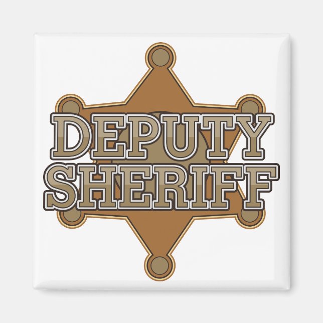 Deputy Sheriff Magnet (Front)