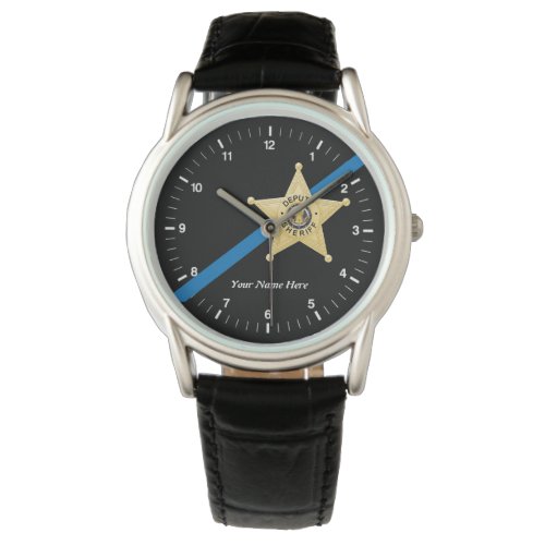 Deputy Sheriff Thin Blue Line Watch