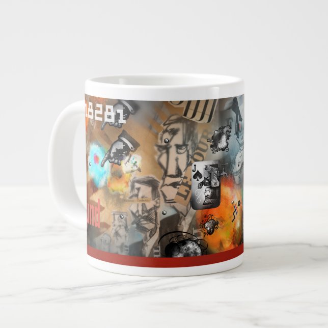 der BATALLA cuppa Nº4 Large Coffee Mug (Front Left)