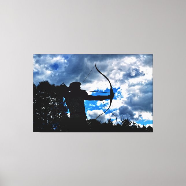 Der Bogenschütze Canvas Print (Front)