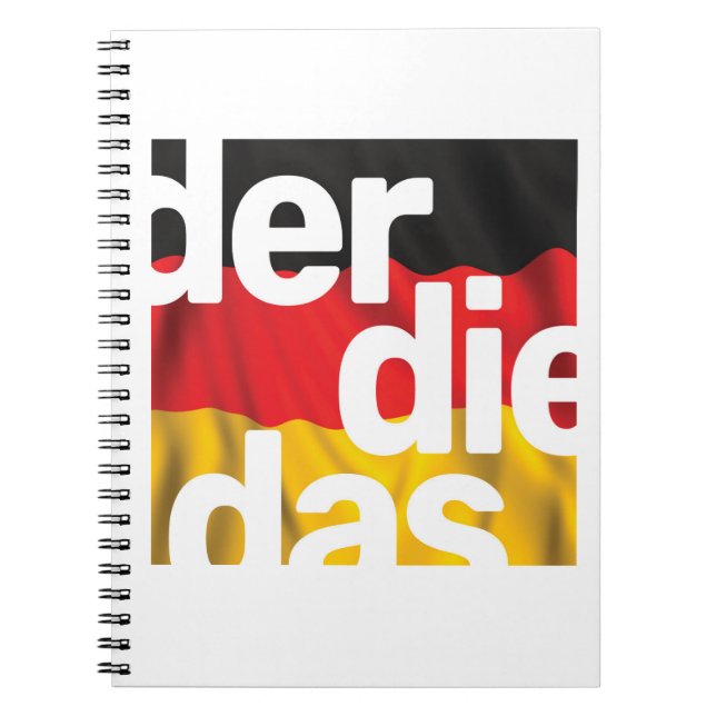 Der Die Das Photo Notebook (Front)