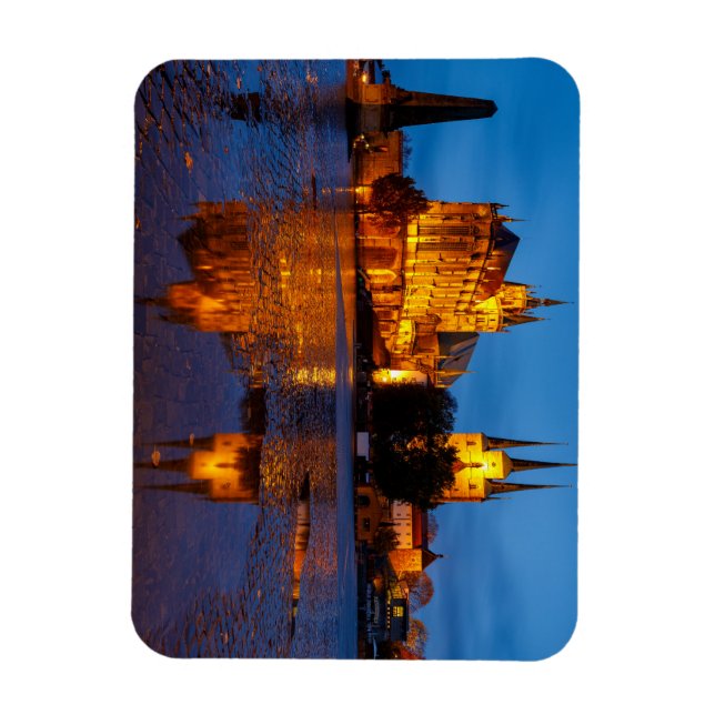 Der Erfurter Dom in Thüringen Magnet (Vertical)