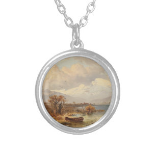 Der Haider See – Emil Barbarini Silver Plated Necklace