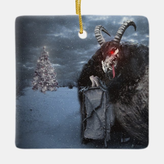 Der Krampus Ceramic Ornament (Front)