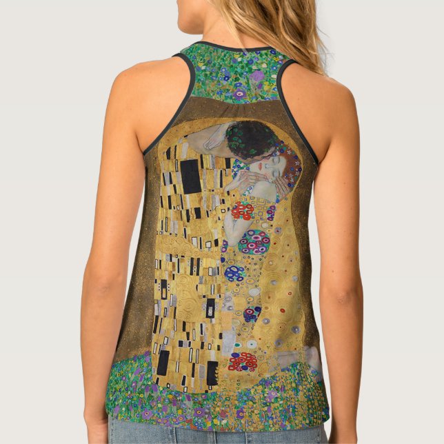 Der Kuss (Liebespaar) The kiss (lovers) G.Klimt Tank Top (Back)