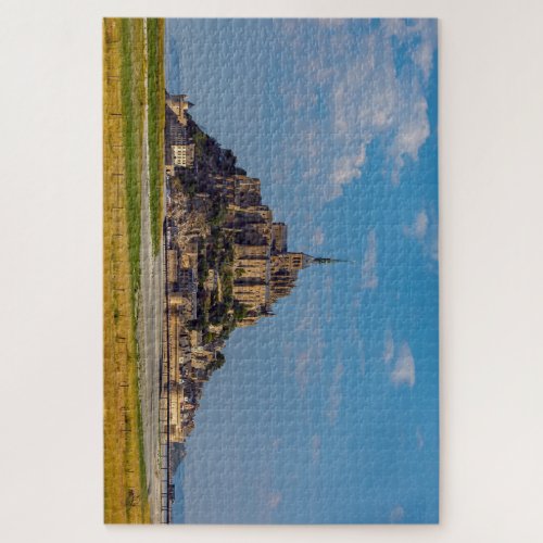 Der Mont Saint Michel in der Normandie Jigsaw Puzzle