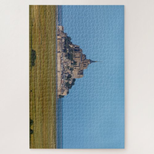 Der Mont Saint Michel in der Normandie Puzzle
