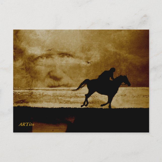 Der Schimmelreiter - Theodor Storm Postcard (Front)