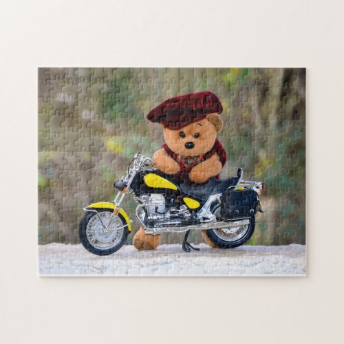 Der Teddy Biker  _ Jigsaw Puzzle