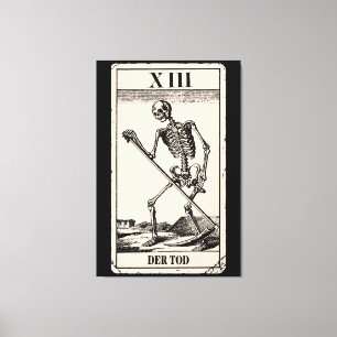 Der Tod / Death Tarot Card Canvas Print
