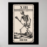 Der Tod / Death Tarot Card Poster at Zazzle