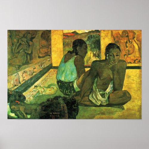 Der Traum Te Rerioa By Gauguin Paul Poster