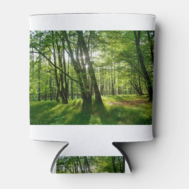 Der Wald im Frühling Can Cooler (Front)