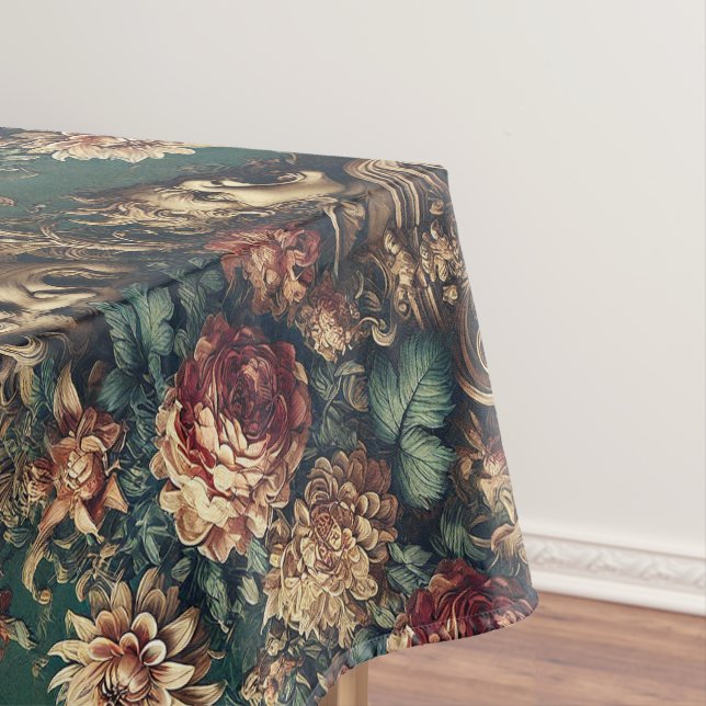 Deranged Decadence – Gothic Large Pattern Tablecloth (In Situ)