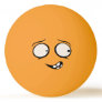 Deranged Funny Face Ping Pong Ball