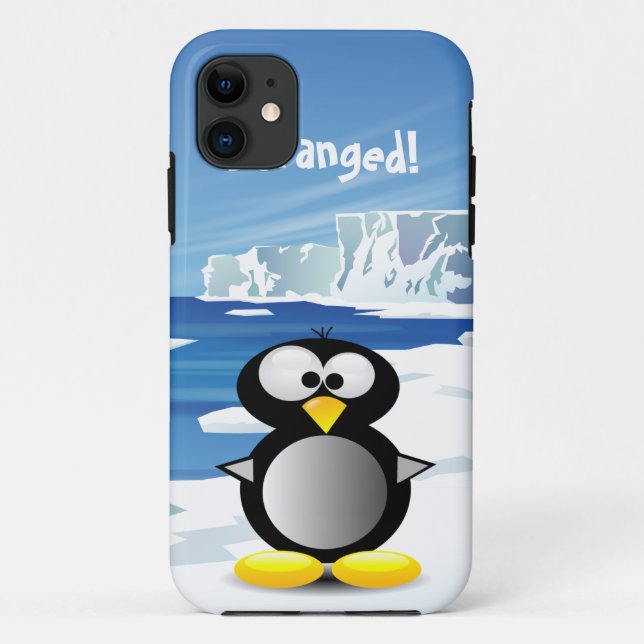 Deranged Penguin Case-Mate iPhone Case (Back)