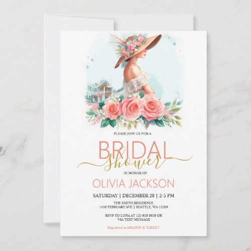 Derby Bridal Shower invitation