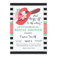 Derby Bridal Shower Invitation Wear a Hat Horse