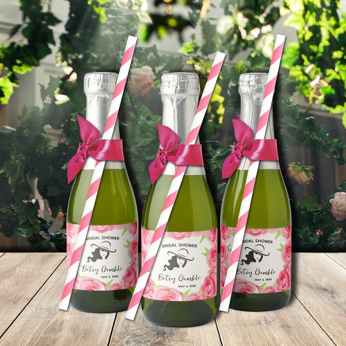 Derby Bridal Shower Mini Sparkling Wine Labels